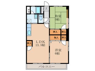 グランカーサ清蘭の物件間取画像